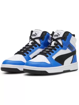 Kinderschuhe PUMA REBOUND V6 MID JR 393831-06 WEIß