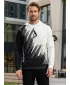 Hochwertiges Funktions-Sweatshirt für Herren ALTISPORT VOJ/ALM006MI01 SCHWARZ UND WEIß