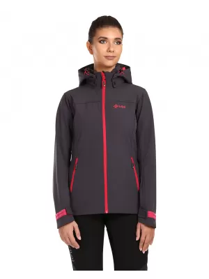 Softshelljacke für Damen KILPI RAVIA-W UL0124KI DUNKELGRAU