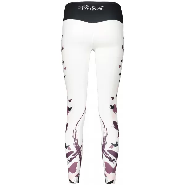  Lange Premium-Leggings für Damen ALTISPORT VOJ/ALW022LEG01 WEIß 