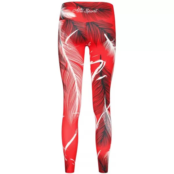  Lange Premium-Leggings für Damen ALTISPORT VOJ/ALW001LEG01 ROT 