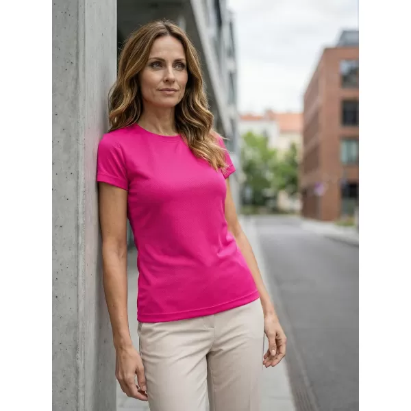  Funktions-T-Shirt für Damen ALTISPORT NoPrint NP/ALW041 NEON PINK 