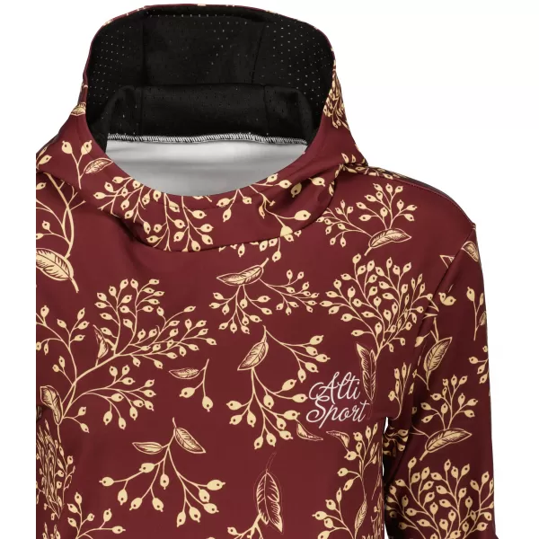  Hochwertiges Funktions-Sweatshirt für Damen ALTISPORT VOJ/ALW025MI01 BURGUND 