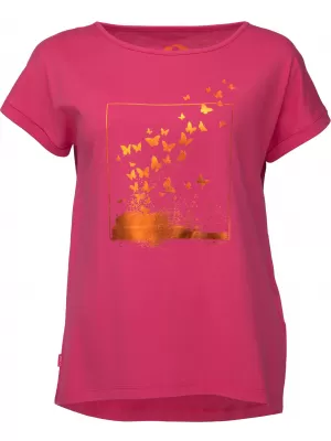 Damen-T-Shirt LOAP BAZALA CLW2440 ROSA