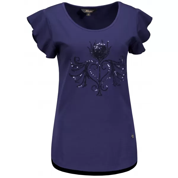  Damen-T-Shirt KIXMI SAMMI DUNKELBLAU 