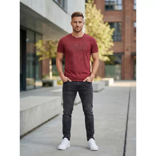  Herren-T-Shirt KIXMI SALEM BURGUND 