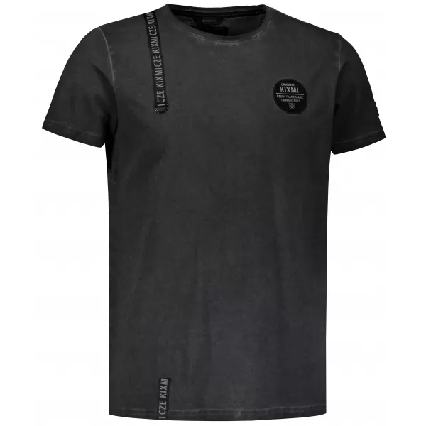  Herren-T-Shirt KIXMI SIMEON DUNKELGRAU 