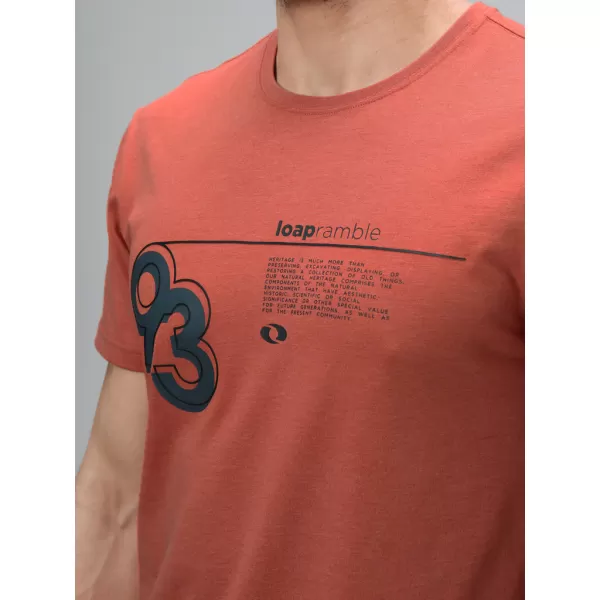  Herren-T-Shirt LOAP BESNUR CLM2417 ORANGE 