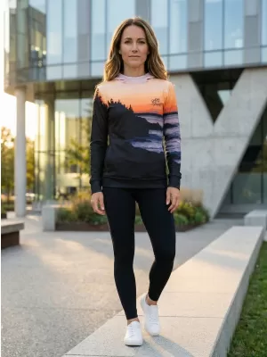 Hochwertiges Funktions-Sweatshirt für Damen ALTISPORT VOJ/ALW030MI01 BLAU