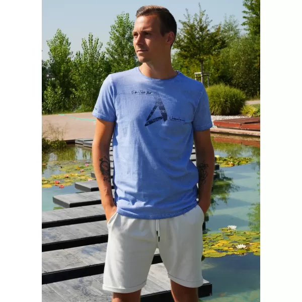  Herren-T-Shirt ALTISPORT CADMAN BLAU 