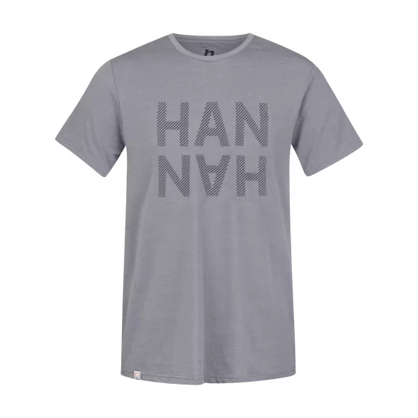  Herren-T-Shirt HANNAH GREM STAHLGRAUMELIERT/SCHWARZ 