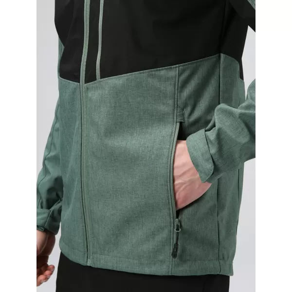  Herren-Softshelljacke LOAP LADAN SFM2401 GRÜN 