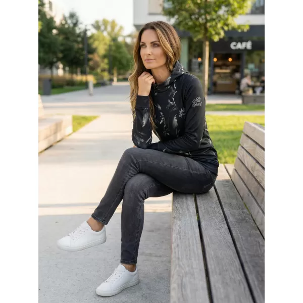  Hochwertiges Funktions-Sweatshirt für Damen ALTISPORT VOJ/ALW026MI01 SCHWARZ 