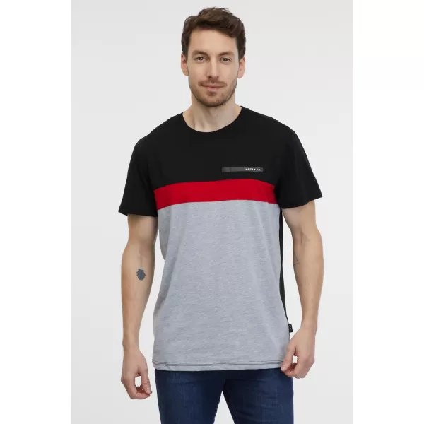  Herren-T-Shirt SAM 73 ERNESTO MT 840 HELLGRAU 