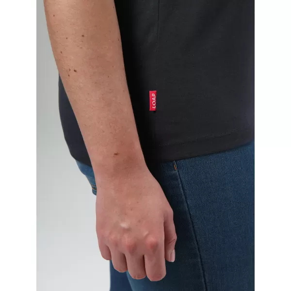  Damen-T-Shirt LOAP BAZALA CLW2440 DUNKELBLAU 