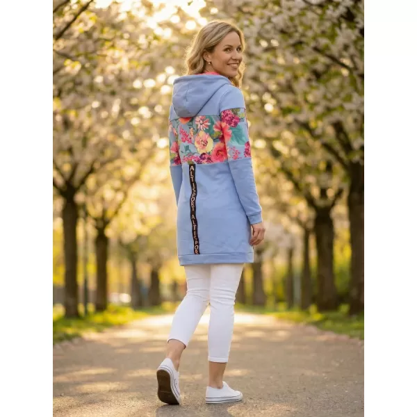  Damen-Sweatshirt ALTISPORT CECILY BLAU 