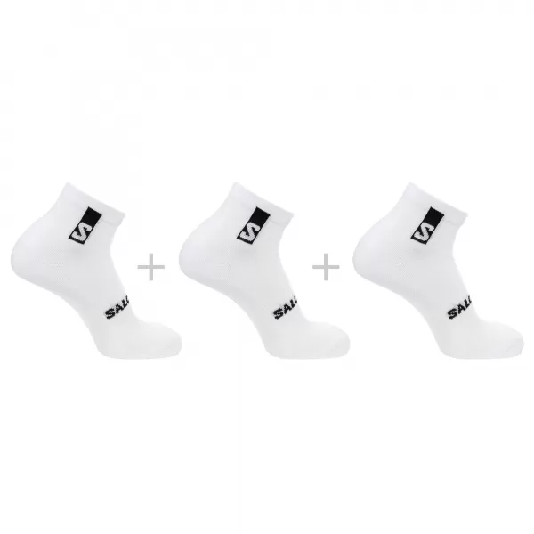  Socken SALOMON EVERYDAY ANKLE 3-PACK LC2086500 WEIß/WEIß/WEIß 