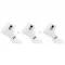 Socken SALOMON EVERYDAY ANKLE 3-PACK LC2086500 WEIß/WEIß/WEIß