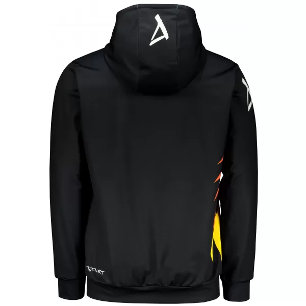  Hochwertiges Funktions-Sweatshirt für Herren ALTISPORT VOJ/ALM029MI01 SCHWARZ-ORANGE 