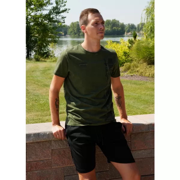  Herren-T-Shirt ALTISPORT CALISTO MILITÄR 