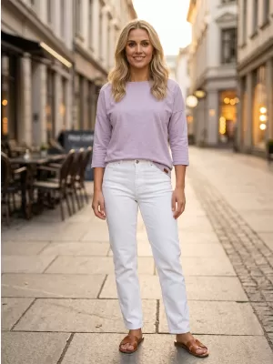 Damen-T-Shirt SAM 73 NEVADA WT 919 LAVENDEL