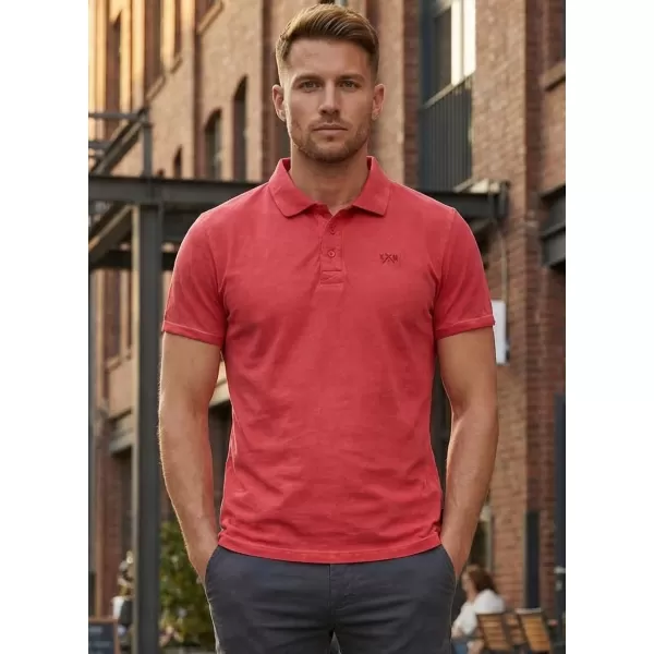  Herren-T-Shirt KIXMI SPENCER ROT 