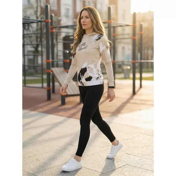  Hochwertiges Funktions-Sweatshirt für Damen ALTISPORT VOJ/ALW027MI01 BRAUN 