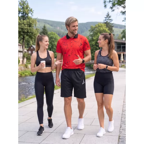  Hochwertige Funktionsshorts für Herren ALTISPORT VOJ/ALM013KRA01 SCHWARZ 