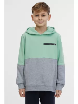 Jungen-Sweatshirt SAM 73 CHIP KM 517 BASILIKUM