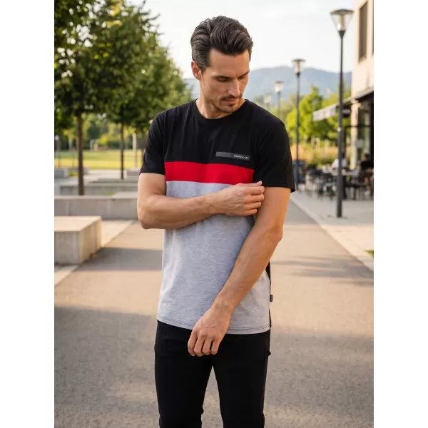  Herren-T-Shirt SAM 73 ERNESTO MT 840 HELLGRAU 