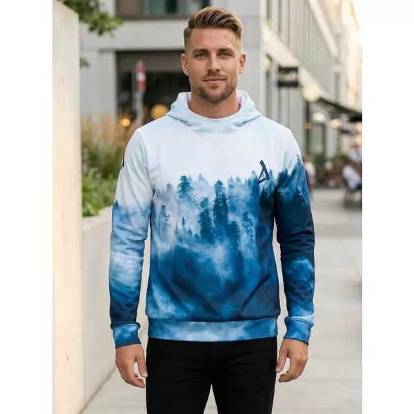 Hochwertiges Funktions-Sweatshirt für Herren ALTISPORT VOJ/ALM030MI01 BLAU 