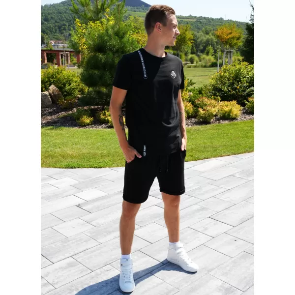  Herren-T-Shirt KIXMI SIMEON SCHWARZ 