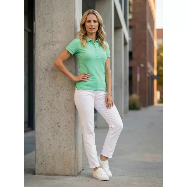 Damen-T-Shirt mit Kragen ALTISPORT NoPrint NP/ALW012 MINZE 