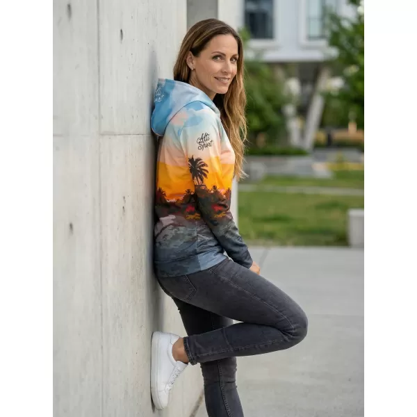  Hochwertiges Funktions-Sweatshirt für Damen ALTISPORT VOJ/ALW030MI01 BLAU 