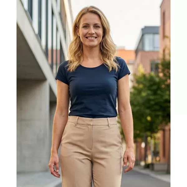  Damen-T-Shirt ALTISPORT NoPrint NP/ALW221 NAVY BLAU 