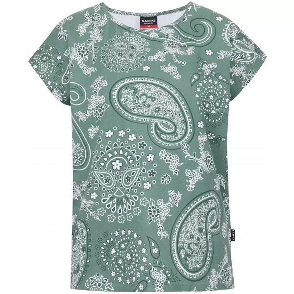  Damen-T-Shirt SAM 73 MARGARITA WT 903 GRÜNLICHES GRAU 