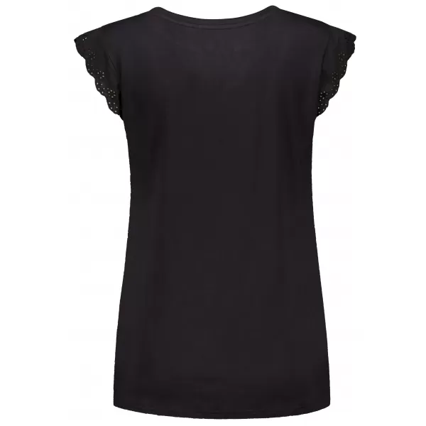  Damen-T-Shirt KIXMI SAPHIRA SCHWARZ 