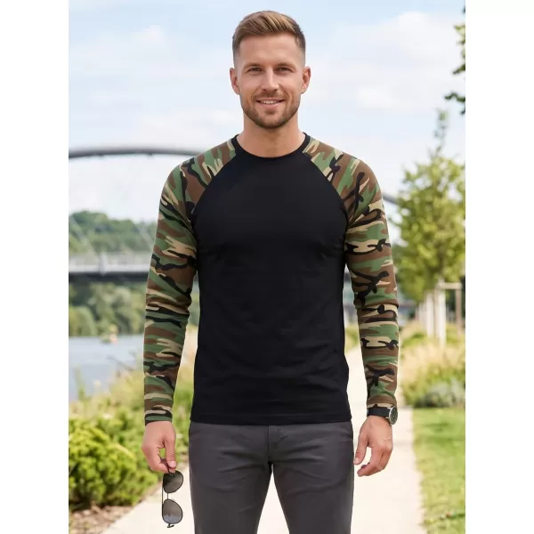  Herren-T-Shirt mit langen Ärmeln ALTISPORT NoPrint NP/ALM661 TARNBRAUN 