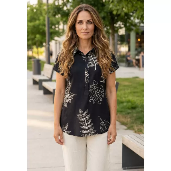  Damenbluse KIXMI SARAH SCHWARZ 