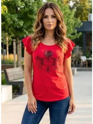 Damen-T-Shirt KIXMI SAMMI ROT