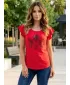Damen-T-Shirt KIXMI SAMMI ROT