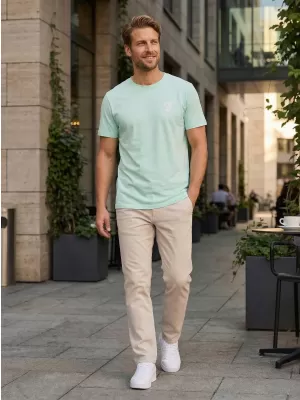 Herren-T-Shirt SAM 73 FELIPE MT 843 MINZE