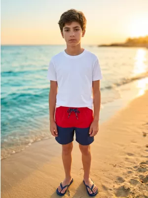 Shorts für Jungen SAM 73 YODA KS 515 ROT