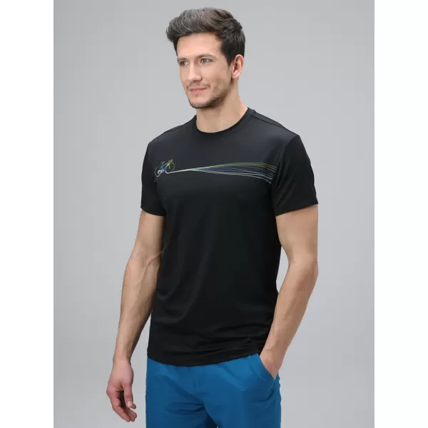  Herren-T-Shirt LOAP MYDAR TLM2403 SCHWARZ 