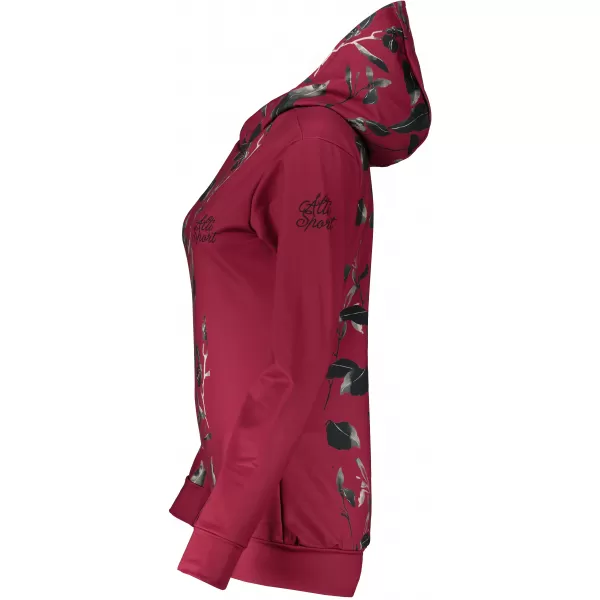  Hochwertiges Funktions-Sweatshirt für Damen ALTISPORT VOJ/ALW026MI01 BURGUND 