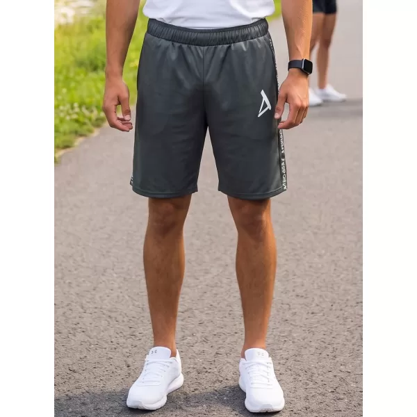  Hochwertige Funktionsshorts für Herren ALTISPORT VOJ/ALM021KRA01 GRAU 