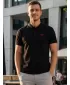 Herren-T-Shirt KIXMI SPENCER SCHWARZ ROT