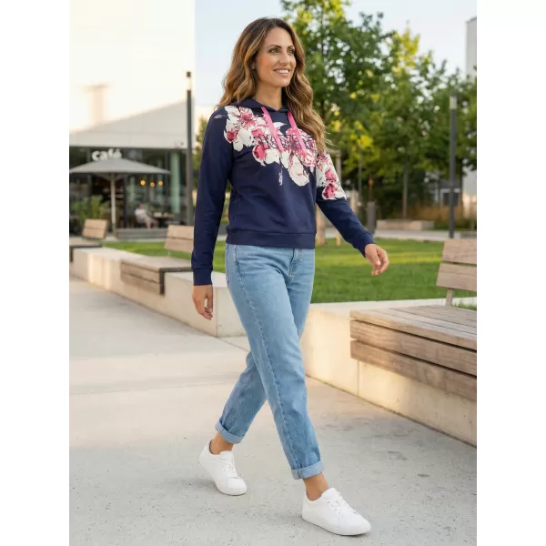  Damen-Sweatshirt KIXMI SABRINA DUNKELBLAU 