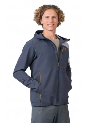 Herrenjacke HANNAH AREN HOODY TUSCHE/HAIFISCHHAUT