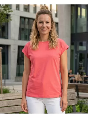 Damen-T-Shirt SAM 73 MIRANDA WT 913 HELLE HIMBEERE